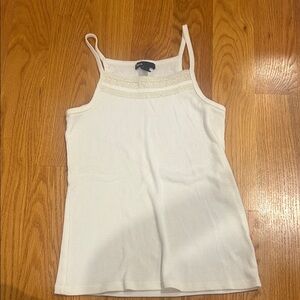 GAP White Camisole with Lace Detail